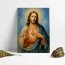 Cuadro Decorativo Religioso Sagrado Corazón De Jesús E5