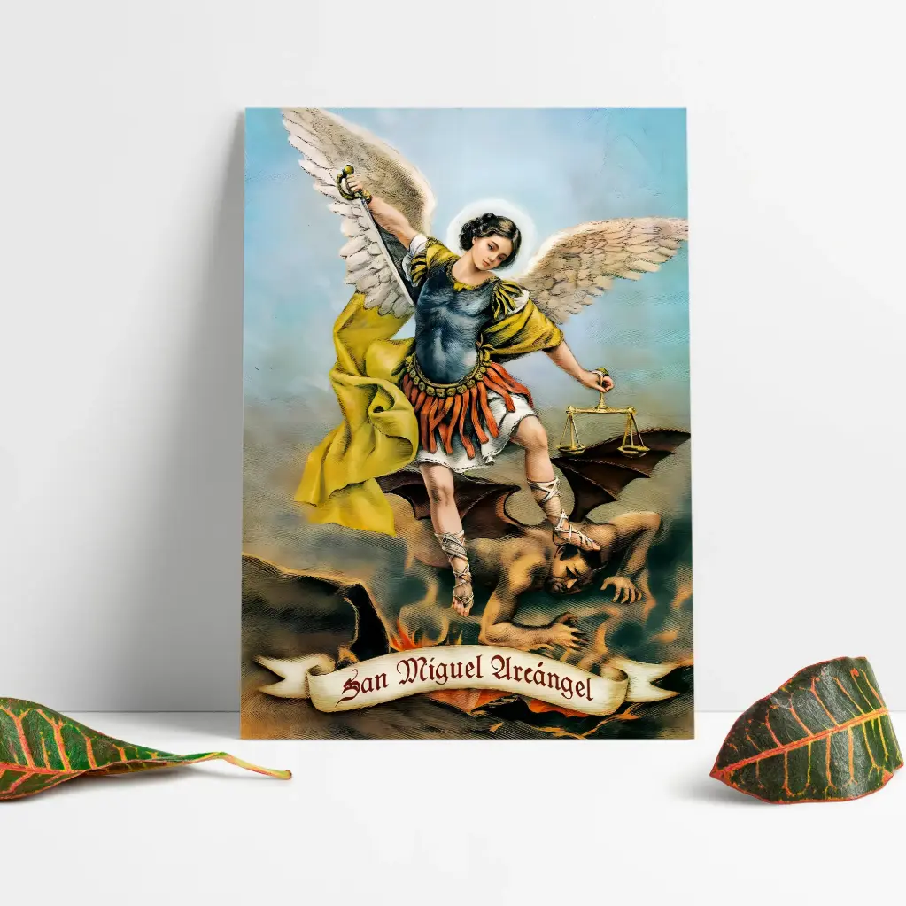Cuadro Decorativo Religioso San Miguel Arcángel E1