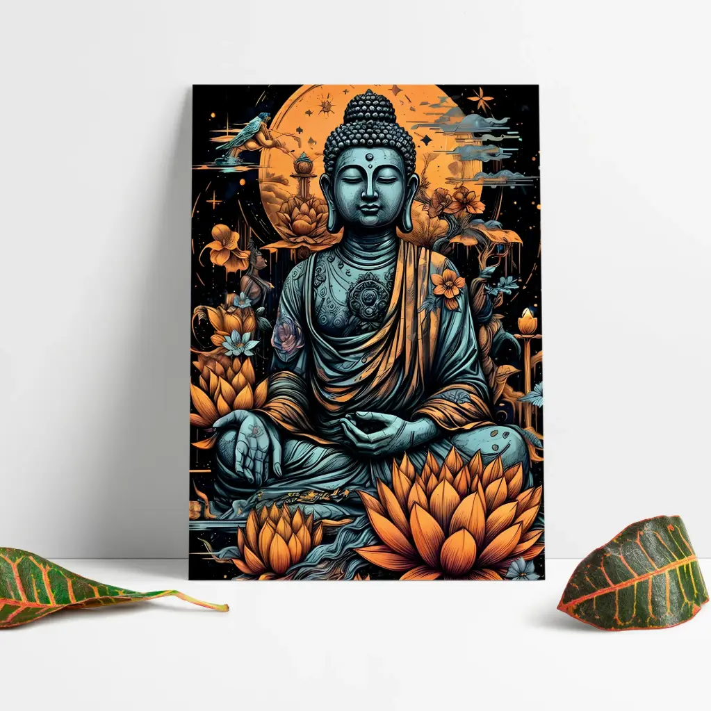 Cuadro Decorativo Espiritual Buda E4