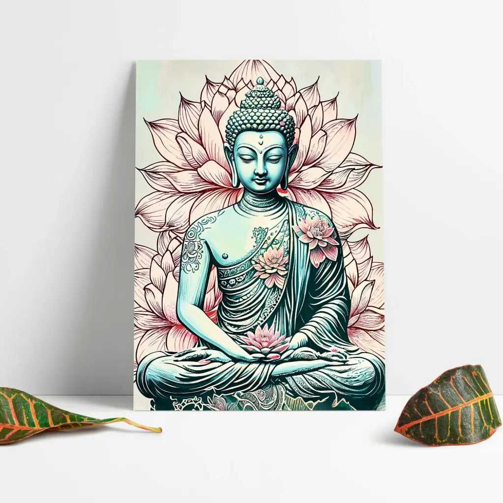 Cuadro Decorativo Espiritual Buda E5